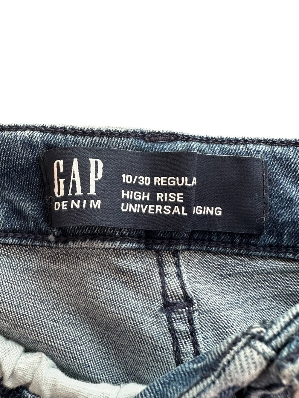 GAP high rise denim leggings with button pockets 10/30 - Picture 6 of 6
